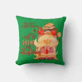 クリスマスには僕はゴnomeになるよ 面白いクリスマス クッション