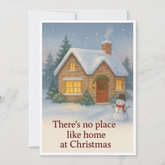 クリスマスには家のような場所はない シーズンカード (正面)