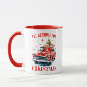 クリスマスには帰ります マグカップ (左)