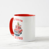 クリスマスには帰ります マグカップ (正面左)