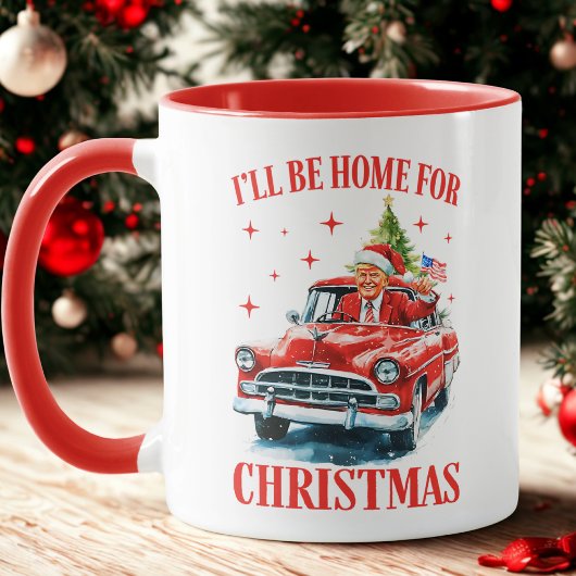 クリスマスには帰ります マグカップ
