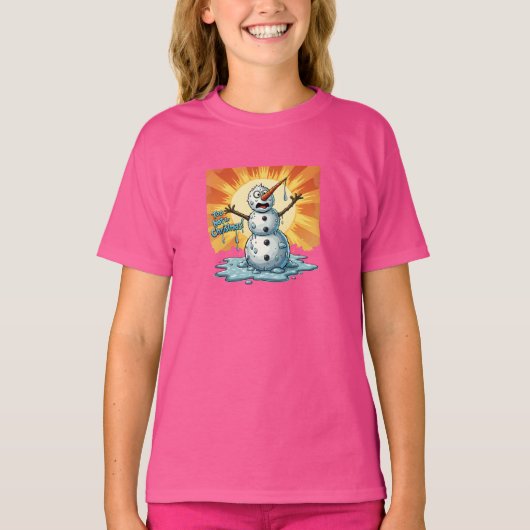 クリスマスには暑すぎる Tシャツ (正面)