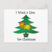 クリスマスには獅子が欲しい シーズンポストカード (正面)
