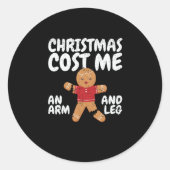 クリスマスには私は片腕と脚が要った ラウンドシール (正面)