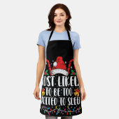 クリスマスには興奮し過ぎそうである エプロン (着用した状態)