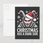 クリスマスには闇がある 案内ポストカード (正面/裏面)