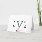 クリスマスにはLがない シーズンカード (裏面)