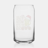 クリスマスにエルフを見ながら抹茶を飲む確率No.1 ガラス缶 (正面)