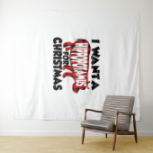 クリスマスにカバが欲しい タペストリー (インサイチュ(横))