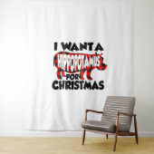 クリスマスにカバが欲しい タペストリー (インサイチュ)
