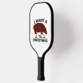 クリスマスにカバが欲しい ピックルボールラケット (左)
