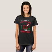 クリスマスにカバが欲しい Tシャツ (正面フル)