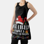 クリスマスにカバを食べたいと思う可能性が最も高い エプロン (インサイチュ)