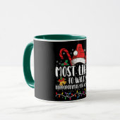 クリスマスにカバを食べたいと思う可能性が最も高い マグカップ (正面左)