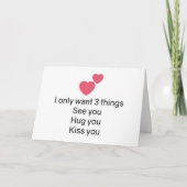 **クリスマスにキスを見て抱き締めてください** シーズンカード (正面)