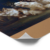 クリスマスにキャロルを歌う猫たち ポスター (角)