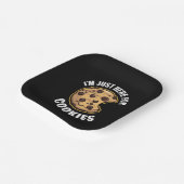 クリスマスにクッキーを食べに来おもしろいた ペーパープレート (傾斜あり)