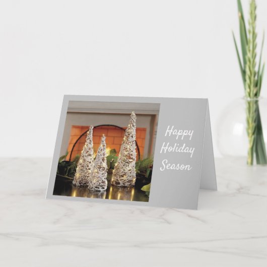 クリスマスにクリスマスの休日の装飾「ボス」 シーズンカード (正面)