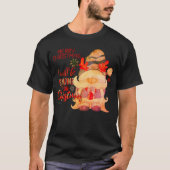 クリスマスにグノームになります 面白いクリスマス Tシャツ (正面)