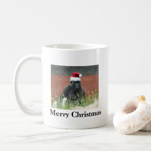 クリスマスにゴリラ コーヒーマグカップ