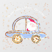 クリスマスにサンタが車に乗った ウィンドウサイン (シート)