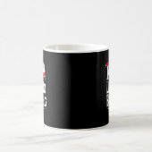 クリスマスにスキーしてるのが一番ありそうな面白い  コーヒーマグカップ (中央)