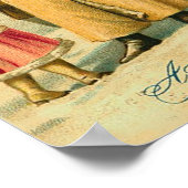 クリスマスにセント・ニックと子供 ポスター (角)