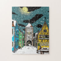 クリスマスにドイツのローテンブルクのオブ・デル・タウバー