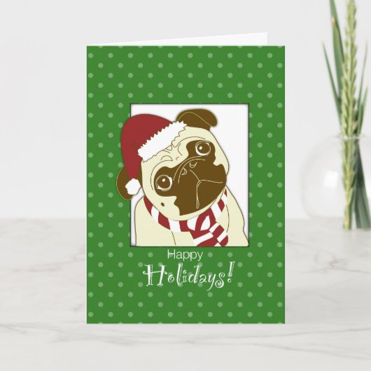 クリスマスにドッグウォーカーへ シーズンカード (正面)