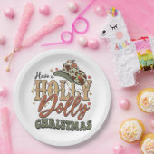 クリスマスにドリークリスマスを祝う ペーパープレート (パーティー)