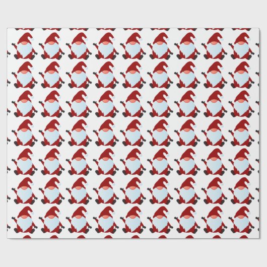 クリスマスにノームを ラッピングペーパー (フラット)