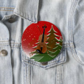 クリスマスにバイオリン 缶バッジ (インサイチュ)