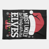 クリスマスにパーティーする可能性が最も高い キッチンタオル (横)