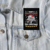 クリスマスにヒポポテヌスが欲しい 数学の先生 缶バッジ (インサイチュ)