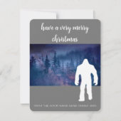 クリスマスにビッグフットと一緒に シーズンカード (正面)