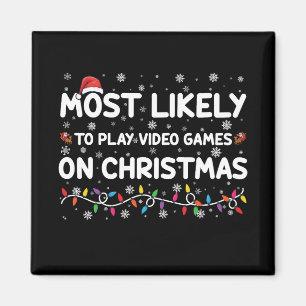 クリスマスにビデオゲームをする可能性が最も高いゲーマー マグネット