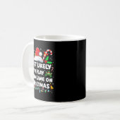 クリスマスにビデオゲームをする確率が最も高い面白い コーヒーマグカップ (正面左)