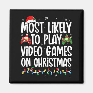 クリスマスにビデオゲームをする確率が最も高い マグネット