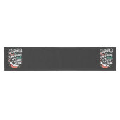 クリスマスにビデオゲ遊ームに最も近いゲーマー ショートテーブルランナー (横)