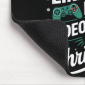 クリスマスにビデオゲ遊ームに最も近いゲーマー マウスパッド (コーナー)