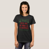 クリスマスにフランス人が言うところの無能者です Tシャツ (正面フル)