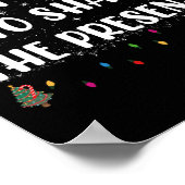 クリスマスにプレゼントを振るう可能性がおもしろい最も高い ポスター (角)