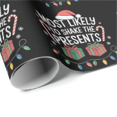 クリスマスにプレゼントを振る可能性が最も高い ラッピングペーパー (ロールコーナー)
