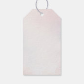 クリスマスにプレゼントを贈るかわいいネズミ ギフトタグ (裏面)