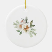 クリスマスにベビー発表を待っている セラミックオーナメント (裏面)