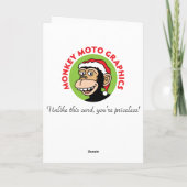 クリスマスにペットを飼わない シーズンカード (裏面)