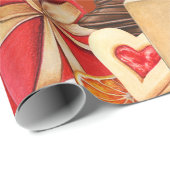 クリスマスにペット ラッピングペーパー (ロールコーナー)