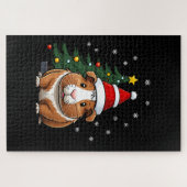 クリスマスにモルモット ジグソーパズル (横)