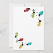 クリスマスにライトアップしよう 招待状 (裏面)