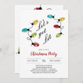 クリスマスにライトアップしよう 招待状 (正面/裏面)